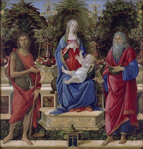 Thronende Maria mit dem Kind und den beiden Johannes (Bardi-Altarbild)