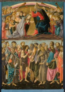 Krönung Mariä mit Heiligen von Sandro Botticelli