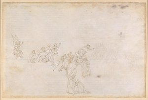Die Göttliche Komödie, Purgatorio II. Vorhimmel, Inselring: Ankunft der Seelen; Gespräch mit Casella