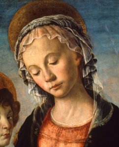 Maria mit Kind, dem Johannesknaben und zwei Engeln von Sandro Botticelli