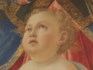 Maria mit Kind und fünf Engeln von Sandro Botticelli