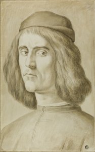 Porträtbüste eines jungen Mannes von Sandro Botticelli