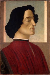 Porträt von Giuliano de Medici 1453-1478, ca. 1475 von Sandro Botticelli