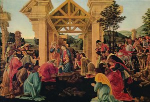 Die Anbetung der Könige, ca. 1475-1476