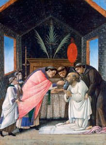 Die letzte Kommunion des heiligen Hieronymus, ca. 1495 von Sandro Botticelli