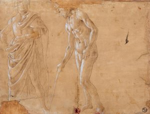 Zwei Figurenstudien von Sandro Botticelli