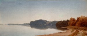 Hook Mountain, nahe Nyack, am Hudson von Sanford Robinson Gifford