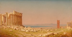 Ruinen des Parthenon von Sanford Robinson Gifford
