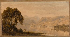Rydalwater, eine Skizze 1855 von Sanford Robinson Gifford