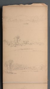Skizzenbuch, Seite 05: "Bethel ME 19. August" von Sanford Robinson Gifford
