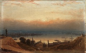 Das Becken des Patapsco vom Federal Hill, Baltimore von Sanford Robinson Gifford