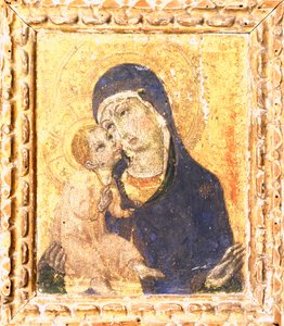 Madonna mit Kind von Sano di also Ansano di Pietro di Mencio Pietro