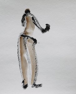 Abstrakte Aktfigur von Santhosh ch