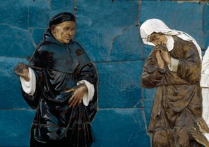 Die sieben Werke der Barmherzigkeit, die Toten begraben von Santi Buglioni