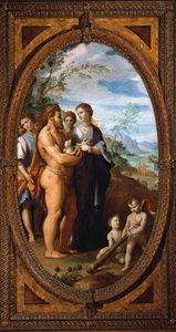 Herkules und Omphale von Santi di Tito