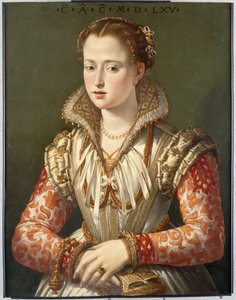 Porträt einer jungen Frau von Santi di Tito