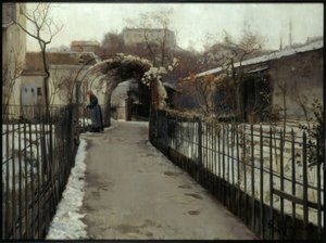 Garten im Winter