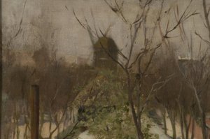 Park von Moulin de la Galette von Santiago Rusiñol