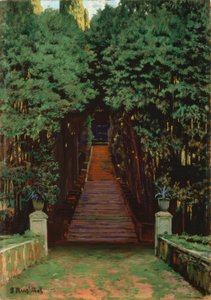 Treppe im Garten