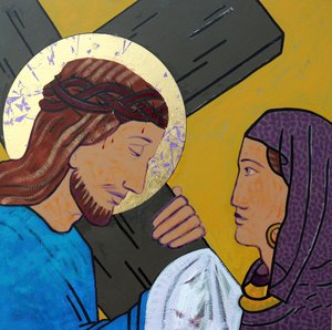 Jesus und Veronika