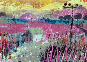 Landschaft Iona, 2019 von Sara Hayward