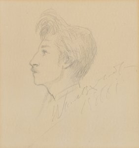 Porträt von W. Graham Robertson von Sarah Bernhardt