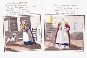 Zwei Seiten aus dem Kinderreimbuch 