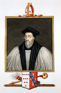 Porträt von Hugh Latimer (ca. 1486-1555) Bischof von Worcester aus 