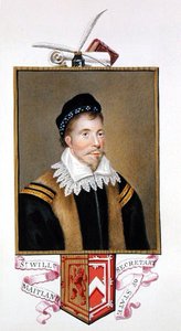 Porträt von Sir William Maitland of Lethington (ca. 1528-73) Staatssekretär aus 