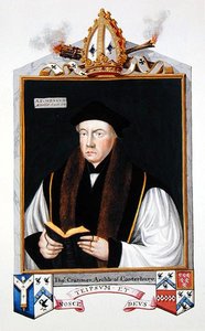 Porträt von Thomas Cranmer (1489-1556) Erzbischof von Canterbury aus 