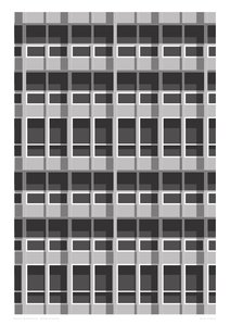 Brutalistische Fassade, 2015