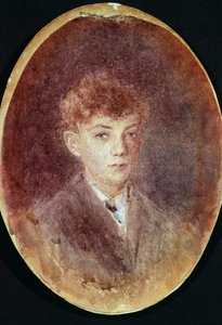 Porträt von Edward Benjamin Britten von Sarah Fanny Hockey