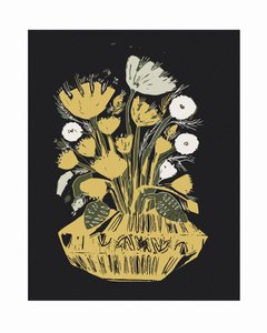 Rustikale goldene Blumen