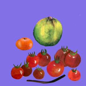 Obst und Gemüse von Sarah Thompson Engels