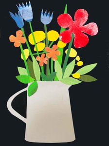 Vase mit Blumen, 2019