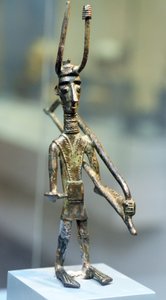 Bronzefigur eines Kriegers, ca. 1800-1200 v. Chr. von Sardinia Nuragic Civilization
