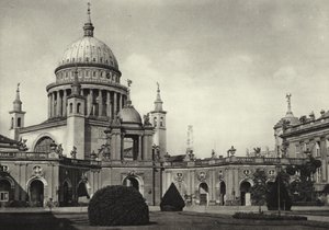 Potsdam, Stadtschloss, Blick auf die Nikolaikirche von Sasha Stone