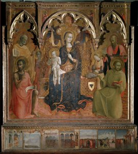 Polyptychon Unserer Lieben Frau vom Schnee von Sassetta (c.1392 1450)