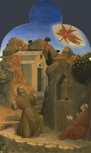 Die Stigmatisation des Heiligen Franziskus vom Borgo del Santo Sepolcro Altarbild, 1437-1444