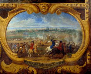 Die Taten von Louis II. Prinz von Bourbon Condé (Grand Condé) (1621-1686), Schlacht von Brie (Detail)