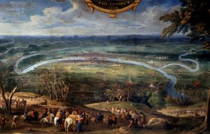 Die Taten von Louis II. von Bourbon, Prinz von Condé, Blockade von Paris im Jahr 1649 während der Fronde