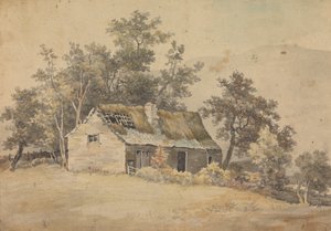 Landschaft mit einer Ruine
