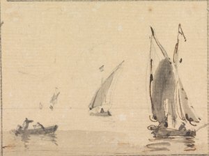 Segelboote auf ruhiger See