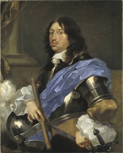 Porträt von König Karl X. Gustav von Schweden (1622-1660) von Sébastien Bourdon