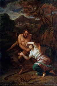 Pan und die Nymphe Syrinx