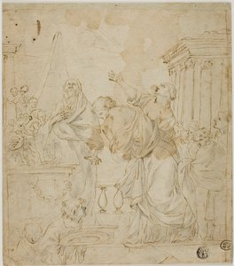 Opferung der Tochter Jephthas von Sébastien Bourdon