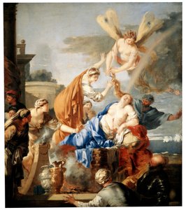 Der Tod der Dido, ca. 1637-ca. 1640 von Sébastien Bourdon