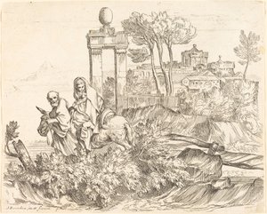 Die Flucht nach Ägypten von Sébastien Bourdon