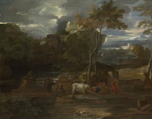 Die Rückkehr der Bundeslade, 1659 von Sébastien Bourdon