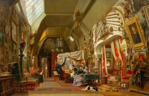 Atelier eines Künstlers
